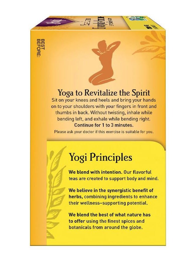 Yogi Tea شاي يوجي العضوي بنكهة الليمون الحلو للمناعة، 16 كيس - Image 4